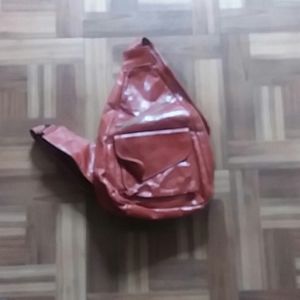 A bag it has one handle